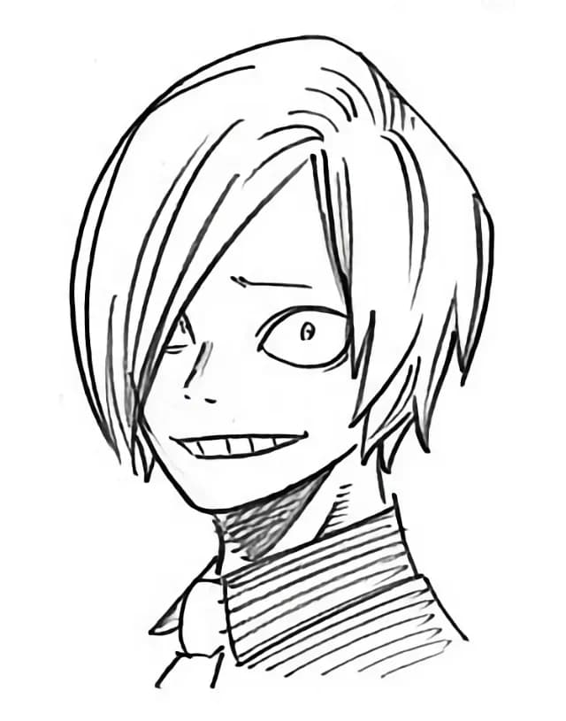 croquis de Setsuno de l'annimé my hero academia
