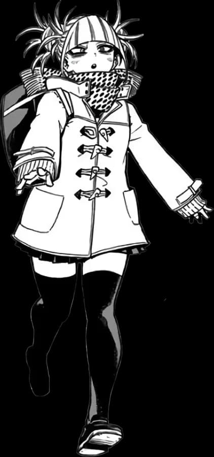 croquis de Himiko Toga de l'annimé my hero academia