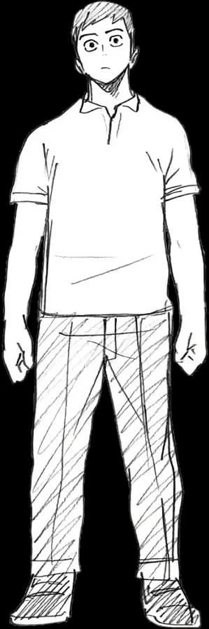 croquis de Naomasa Tsukauchi de l'annimé my hero academia